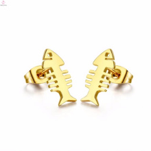 Mode 2017 Saudi Gold Hochzeit Ohrring Stud Schmuck für Mädchen